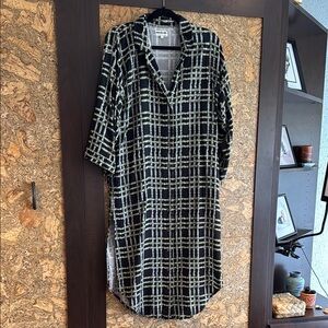 Plaid Shirt Dress